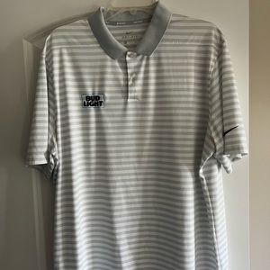 Nike bud light golf polo